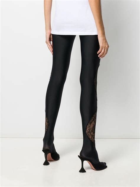 versace tights black